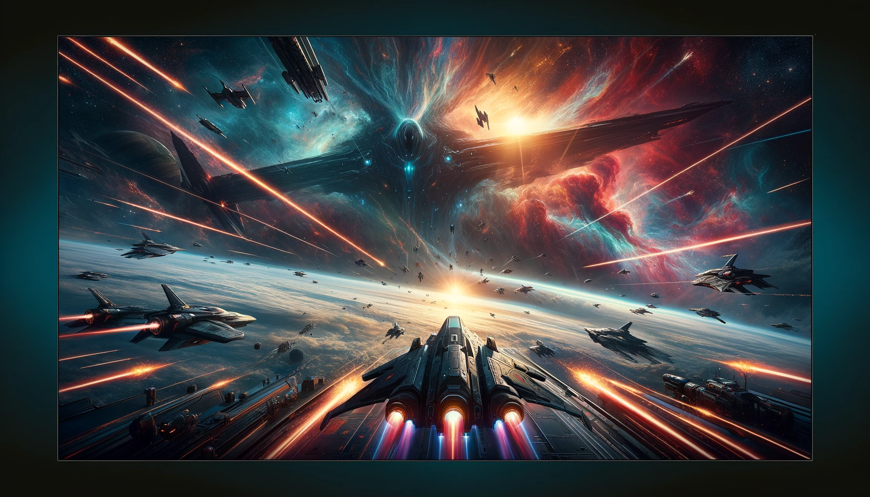 DALL·E 2024-02-12 05.11.54 - Create a highly realistic and detailed banner image for the game 'Galaxy Force.' This banner should encapsulate the essence of the game, featuring a d